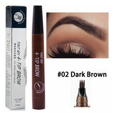 Load image into Gallery viewer, Microblading Eyebrow Pen Waterproof Fork Tip Eyebrow Tattoo Pencil Long Lasting Professional Fine Sketch Liquid Eye Brow Pencil